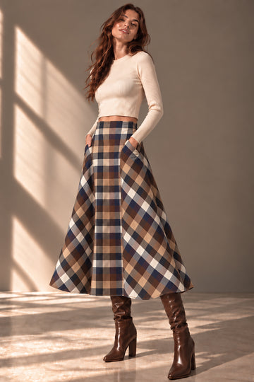 Indigo Linen Kali Cargo Pants and Crop Blouse Set