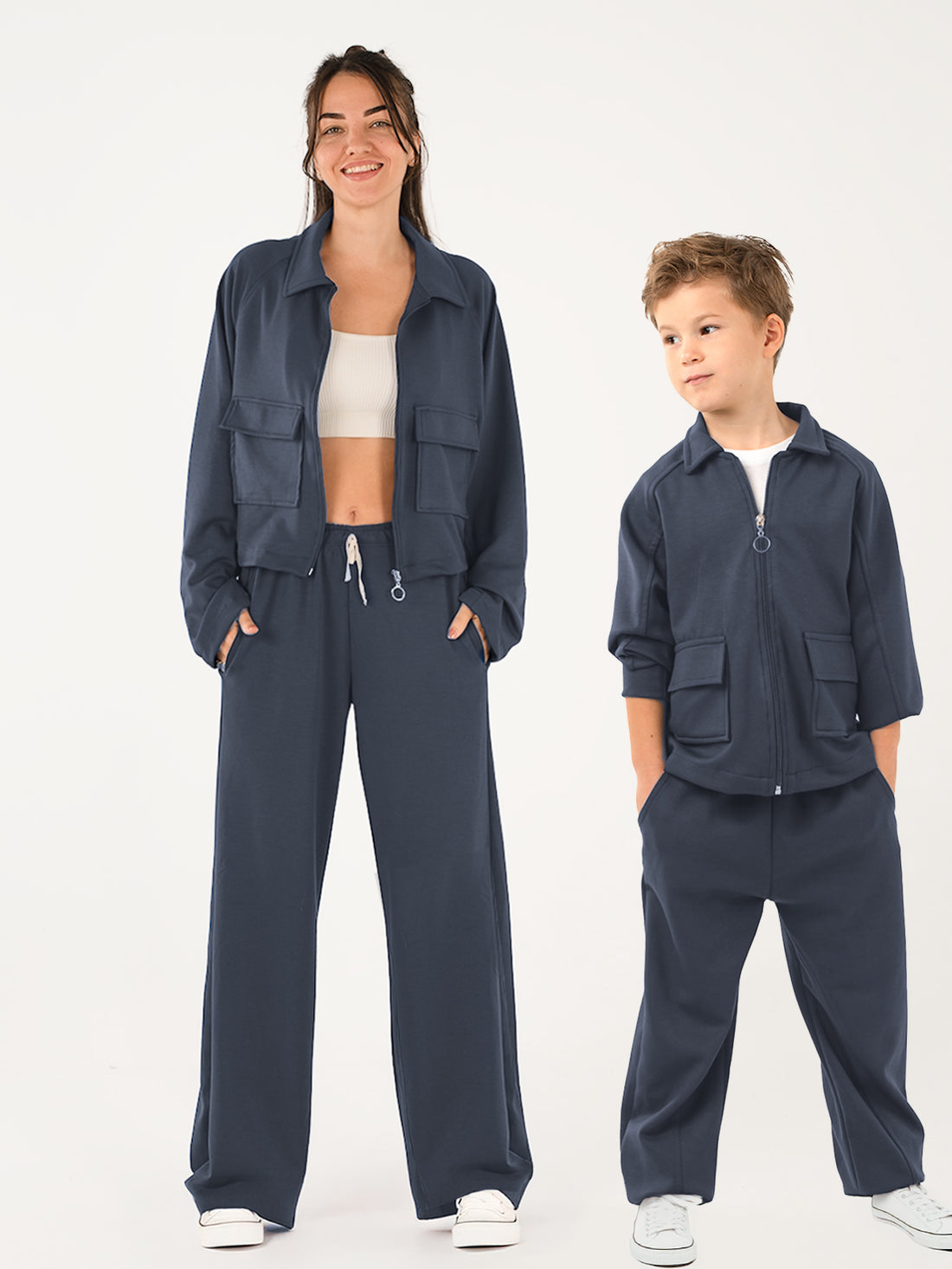 Modal Pocket Eşofman Takım Antrasit