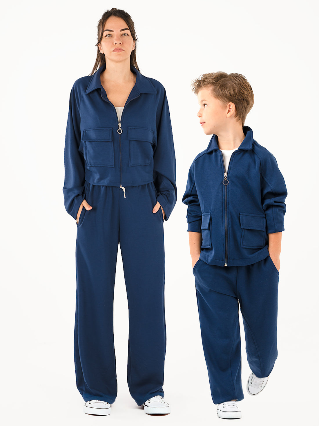 Modal Pocket Eşofman Takım İndigo