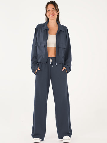 Modal Pocket Eşofman Takım Antrasit