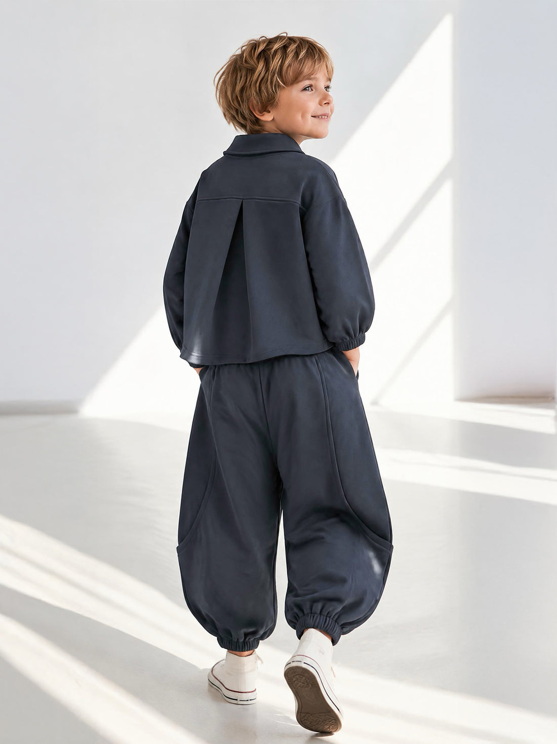 Modal Zipper Tracksuit - Brown
