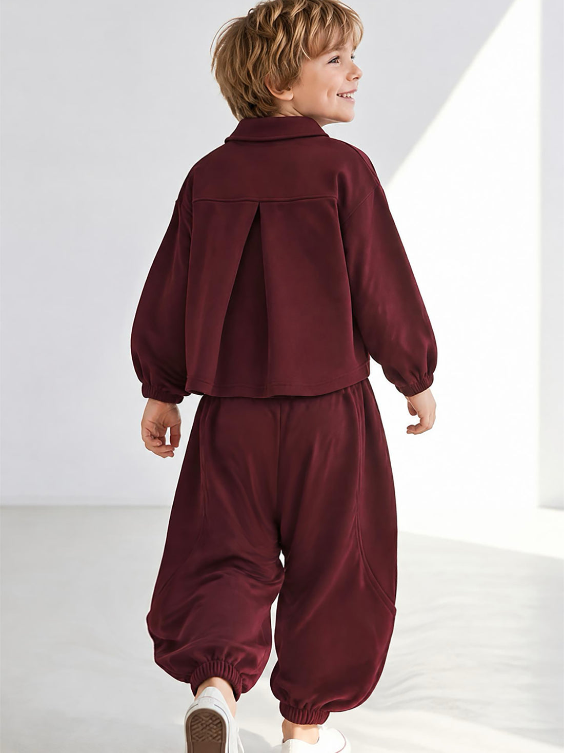 Modal Zipper Tracksuit - Brown