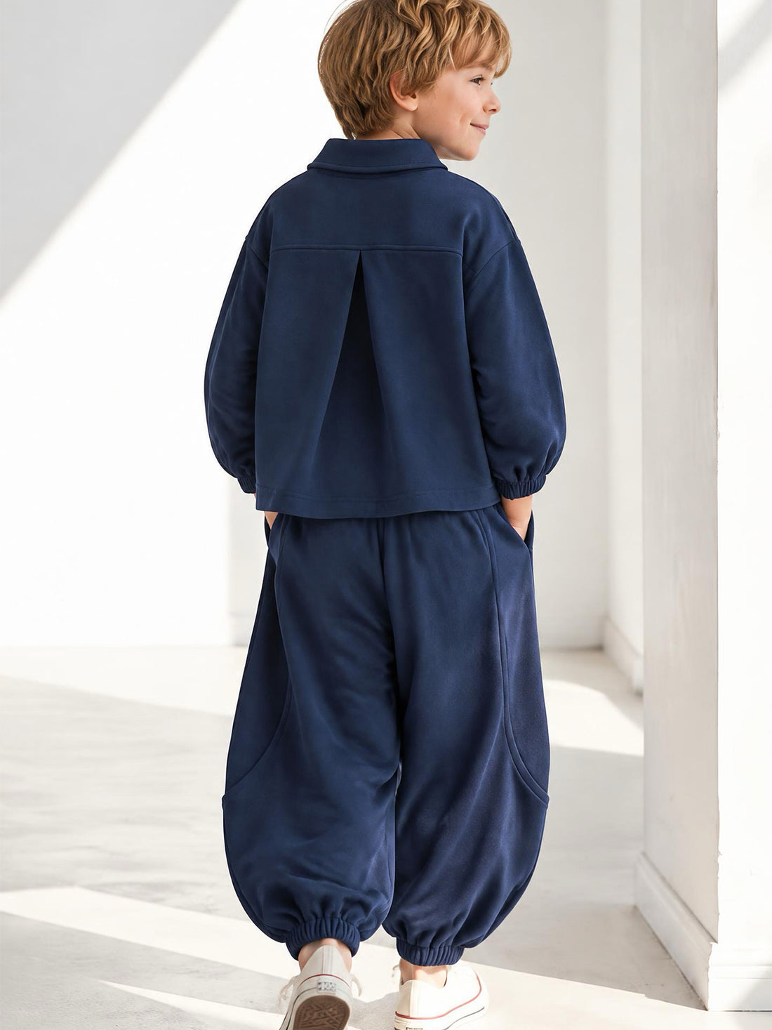 Modal Zipper Tracksuit - Brown
