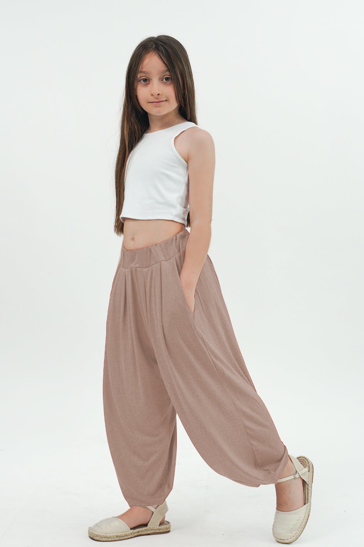Vizon Viskon Flowy Pant - Kız Çocuk