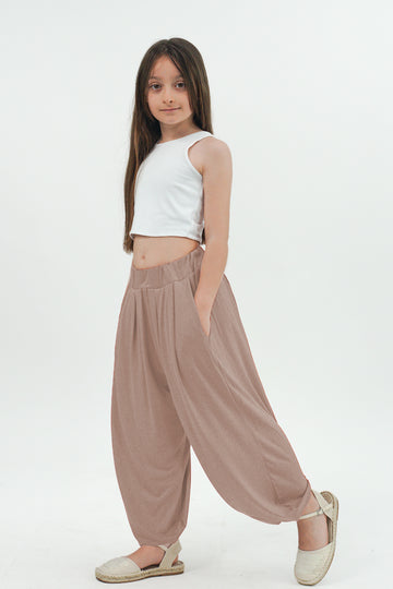 Vizon Viskon Flowy Pant - Kız Çocuk