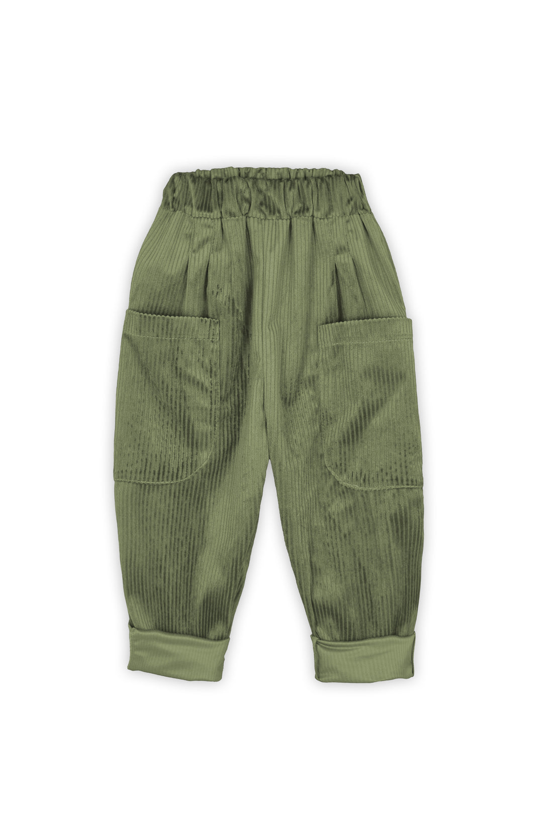 2'li Paket Yumuşak Kadife 2'li Boyfriend Pantolon Camel & Haki