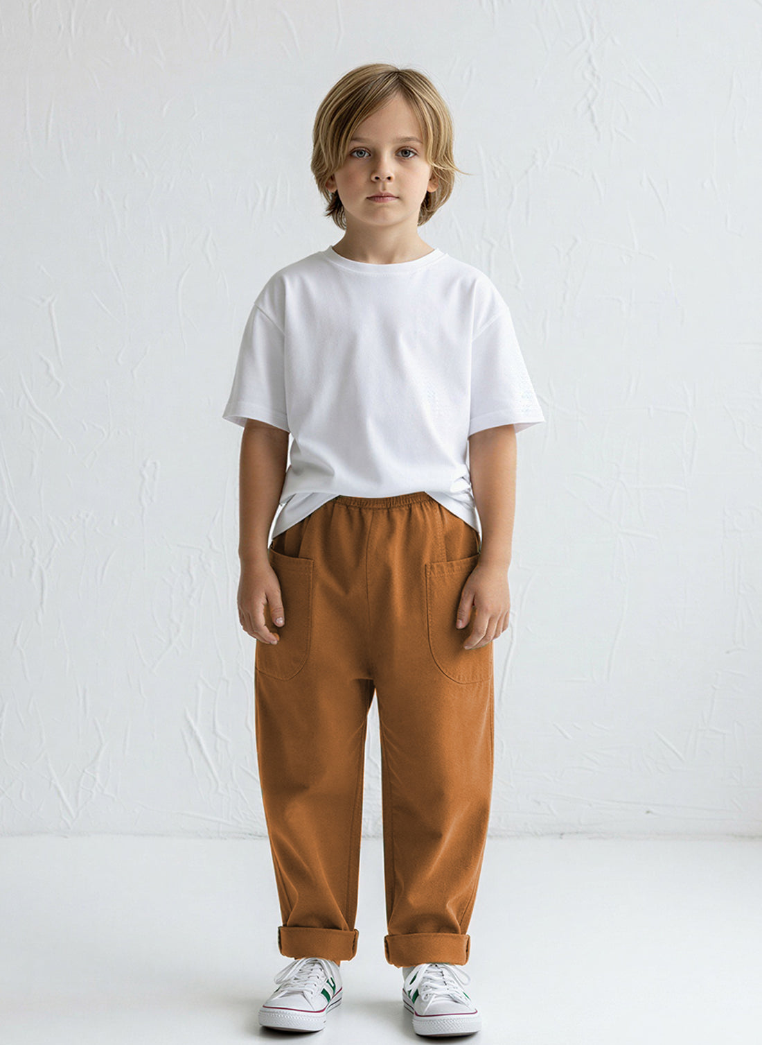 Boyfriend White (Ecru) Muslin Trousers